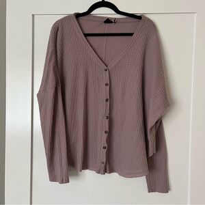 Urban Outfitters oversized pink thermal